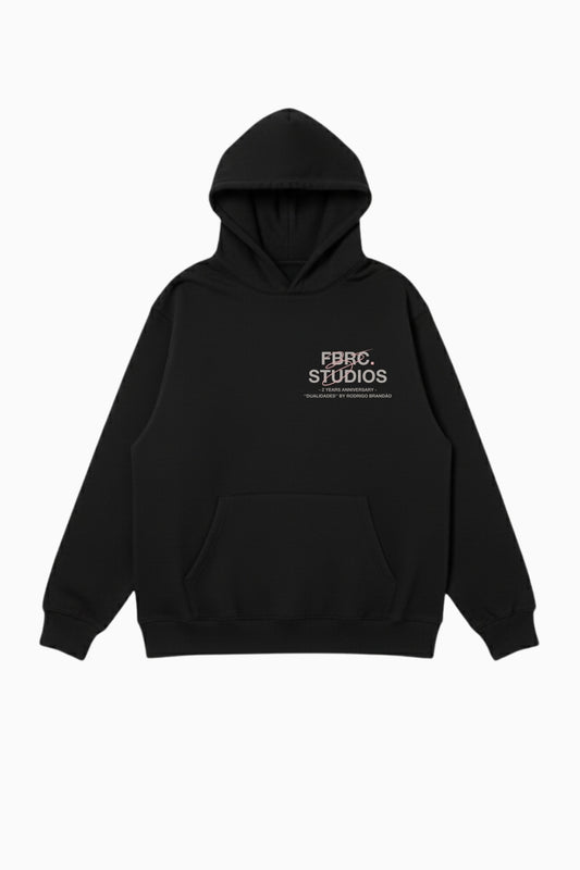 Moletom preto Dualidades da FBRC Studios