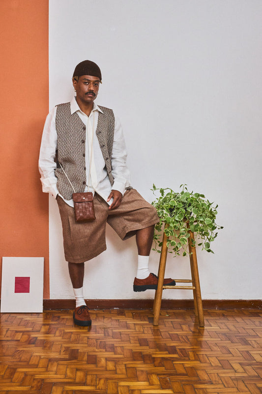 Imagem de campanha da Linha de Alfaiataria da FBRC Studios