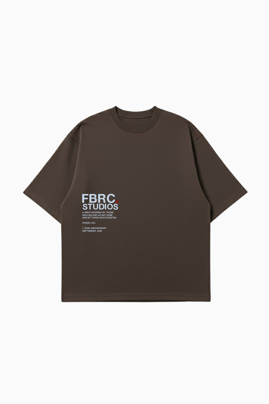 Camiseta boxy de algodão da FBRC Studios