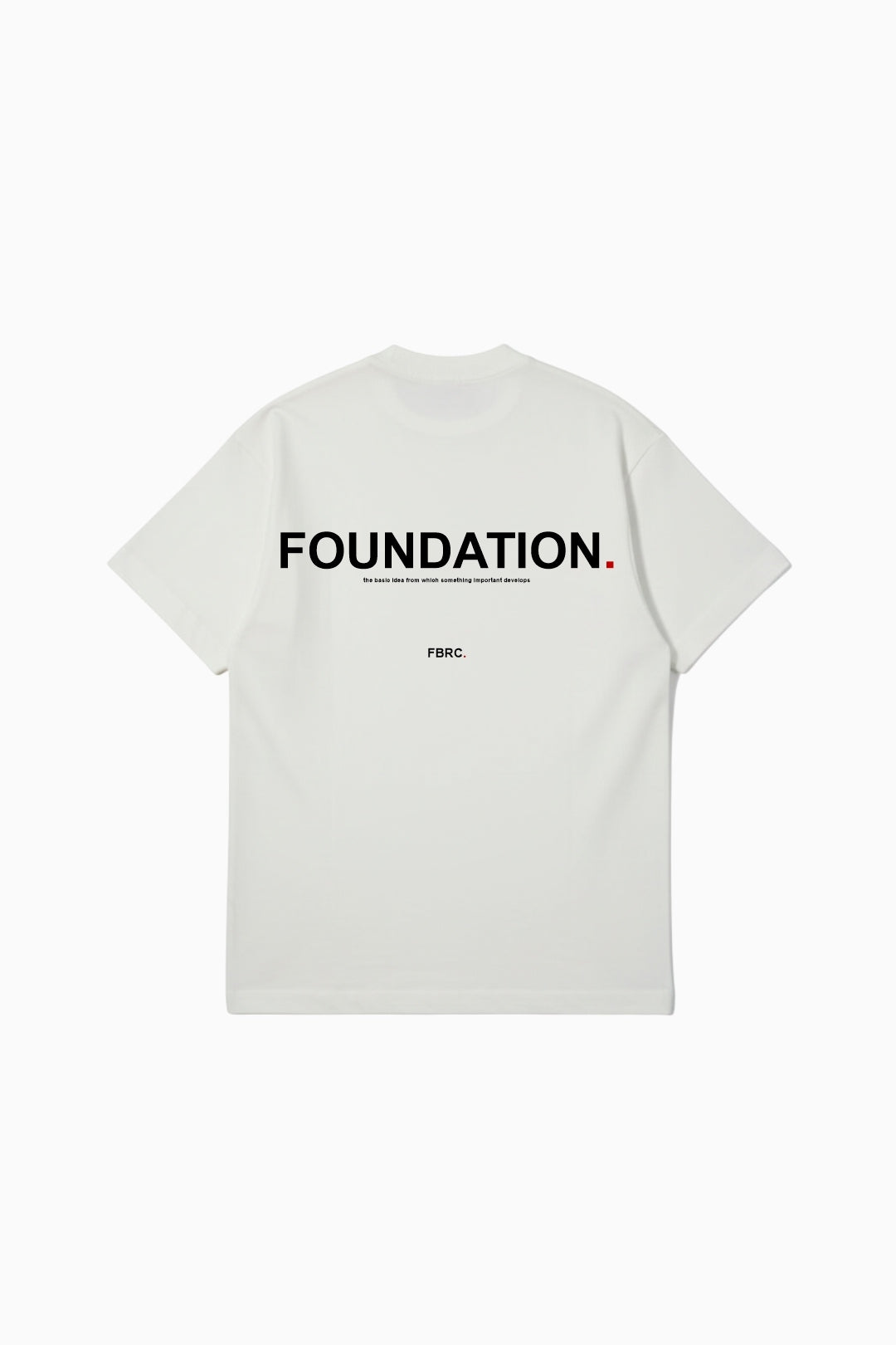 Camiseta offwhite Foundation Intro da FBRC Studios