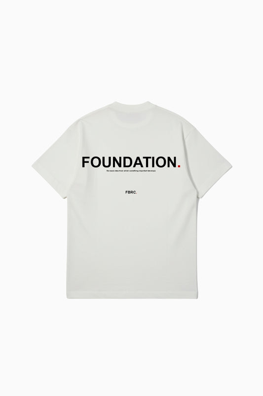 Camiseta offwhite Foundation Intro da FBRC Studios