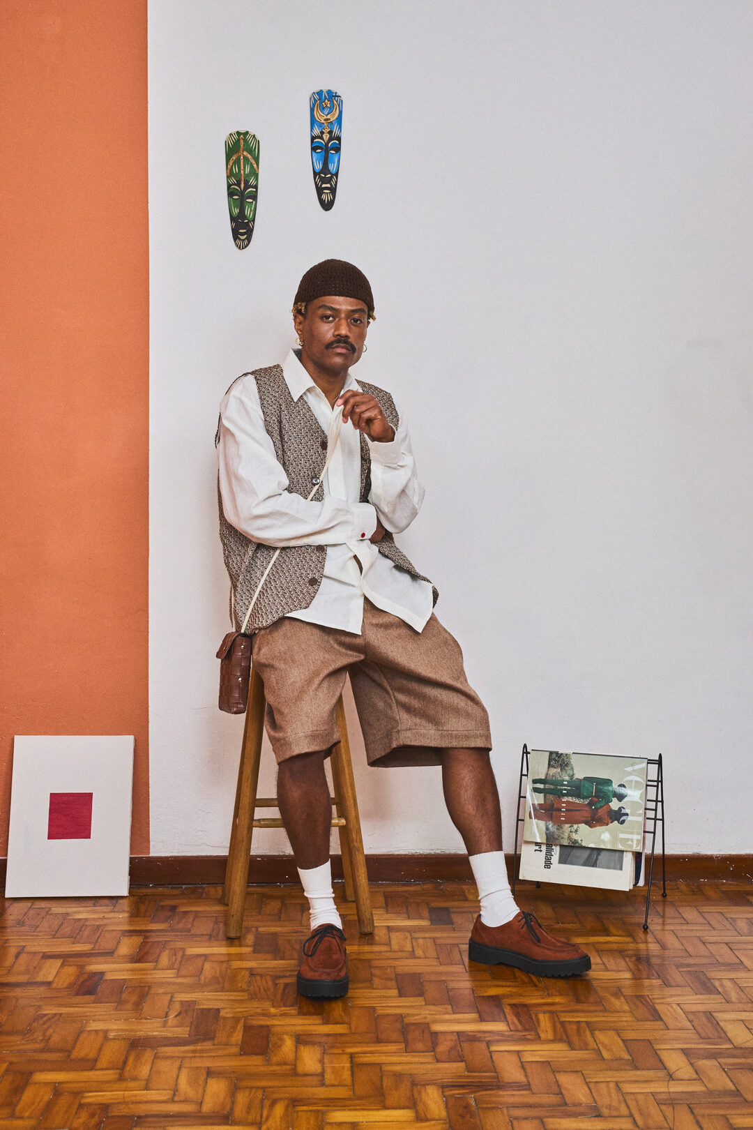 Imagem de campanha da Linha de Alfaiataria da FBRC Studios